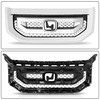 Partsflow Front Bumper Grill Upper Grille With Chrome Compatible With