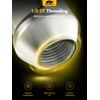 MIKKUPPA 1/2-20 Lug Nuts, 20pcs Triple Layered Chrome Finish Closed