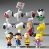 Snoopy Y Su Pandilla Set De 12 Figuras Peanuts Charlie