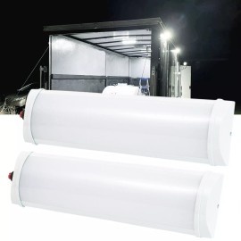 XUKEY 2X LED Car Interior Roof Light Ceiling Dome Lamp RV Camper Trailer Roof Truck