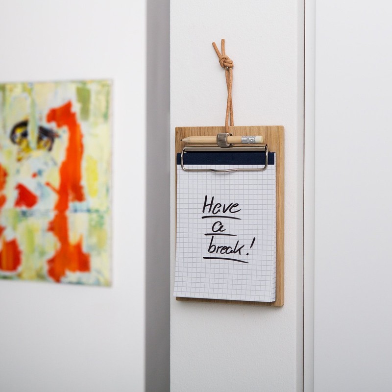 corpus delicti :: Clipboard Small Solid Wood (Oak) 11.5 x