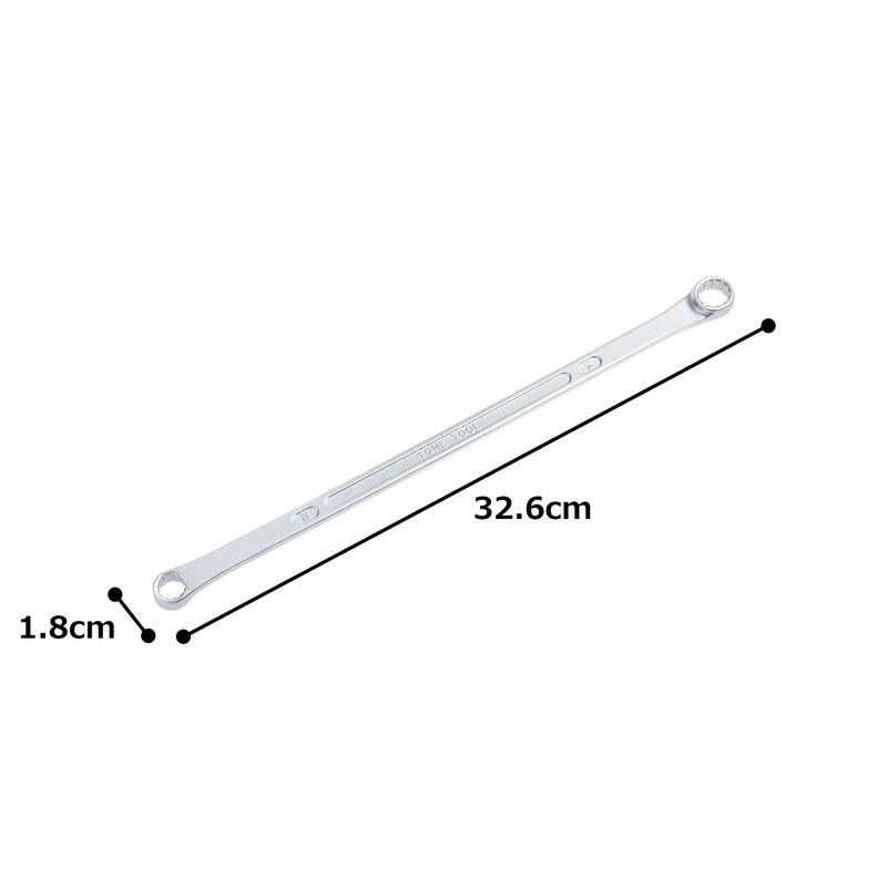 Tone HPM05-0000 Extra-Long Box End Wrench (Straight)