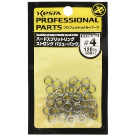 Xesta Hard Split Rings Strong (Value Pack) #4 50 Pieces