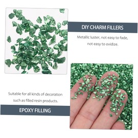 VICASKY DIY Nail Art Crushed Glass Decoration Irregular Glass Epoxy Fillers for Manicure and Craft Projects Sturdy and Durable Nail Gems for Unique Designs