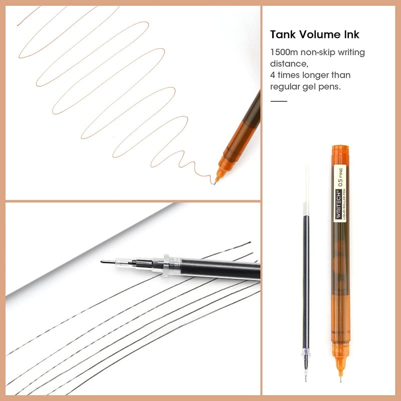 WRITECH Rolling Ball Quick Dry 0.5 mm Extra Fine Point