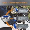 NICEDACK Unisex Bicycle Axle Adapter for 3/8 Inch x26 Full