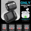 Inesore Compatible with AirPods Pro 2nd Generation Case,（with Lock Clip）