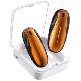 Hand Warmers Rechargeable 2 Pack, 14000mAh Electric Hand Warmers with Charging Case, Quick Charge Portable Heater,Gifts for Christmas, Winter, Outdoor, Camping, Hunting Accessories