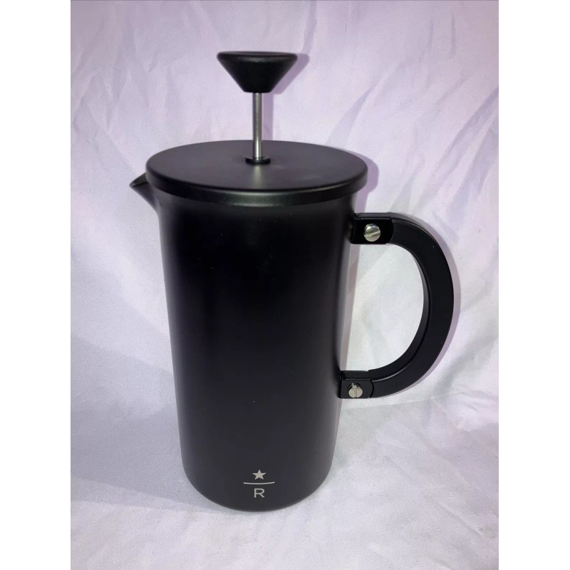 Starbucks Reserve Stainless Steel Coffee Press Matte Black New With