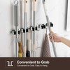 TOPSKINOY 2 Pack Broom Holder Wall Mount, Stainless Steel Broom