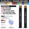 KaiMinDogz Pair of 2" Garage Door Torsion Springs Set with