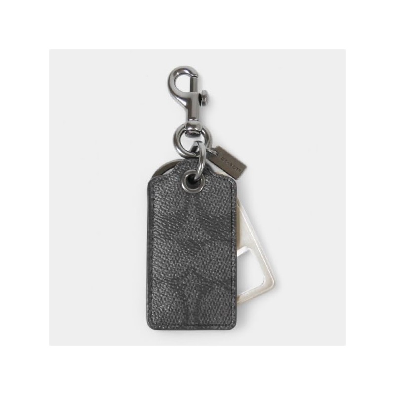 COACH CAQ49 QBO4G (Charcoal) Signature Gift Set, Men's Accessories, Keychain,
