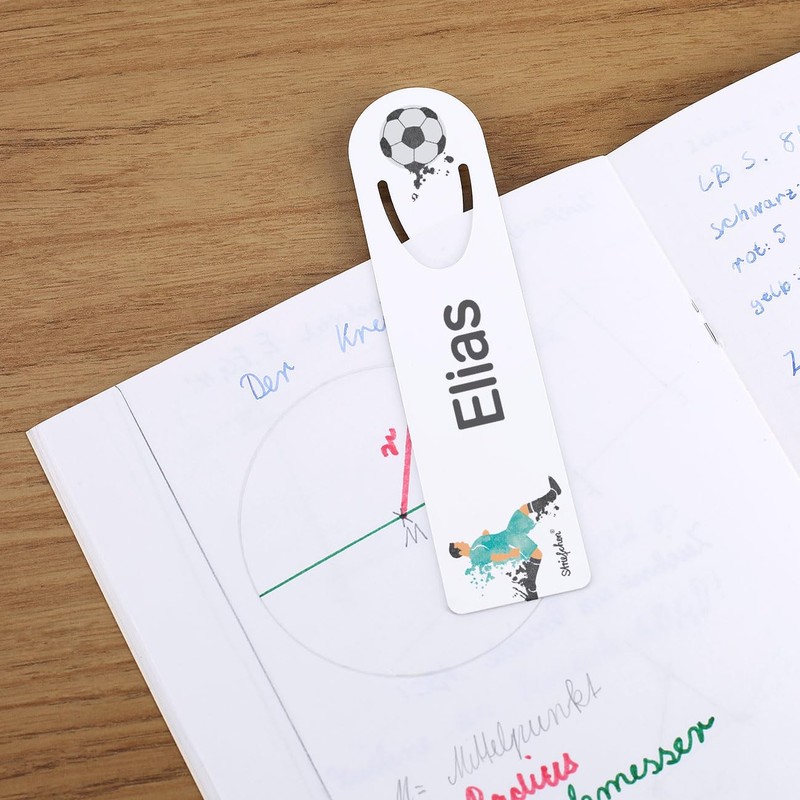 Striefchen® Football Player Bookmark with Name - Back to School