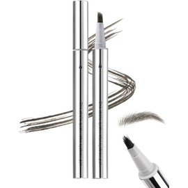 Erinde Lápiz de Cejas Líquido Resistente al Agua, Lápiz de Cejas Natural y Duradero Con Efecto Microblading, Cosmético Para Cejas Resistente a Las Manchas, Con Función de Relleno y Coloración, B02#