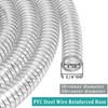 Wire Reinforced Hose 1" id - 50ft Clear High Pressure