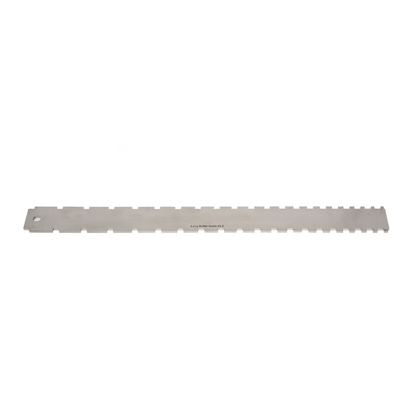 Guitar Neck Notched Straight Edge Ruler String Action Height Gauge