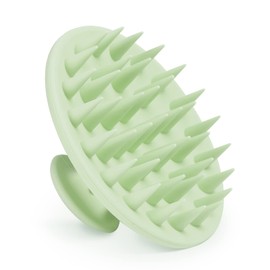 Meartchy Silicone Scalp Massager Shampoo Brush, Scalp Scrubber for Hair Growth (Grass Green)