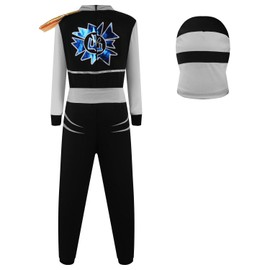 Katara 1771 – Children's Ninja Costume, Various Sizes – Green, Red, Blue, White, S (104/110/116)