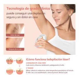 Depiladora Láser Permanente Ipl Para Cuerpo Y Cara 5 Nivel