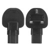 2Pcs to IEC320 C13 Power Adapter Power Cord Adapter Connector