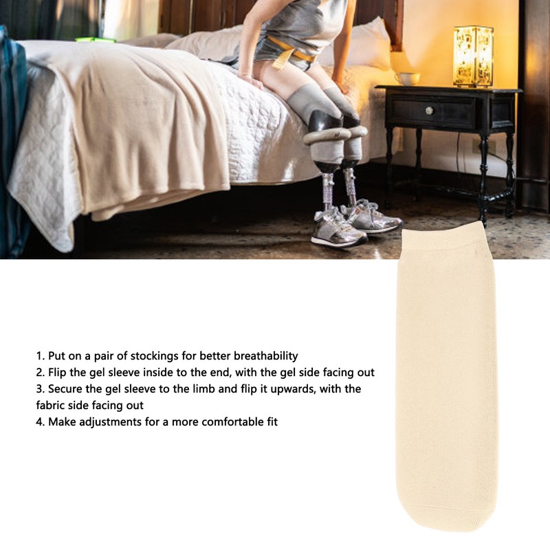 Prosthetic Stump Shrinker Below Knee High Elasticity Thickened Gel Prosthetic