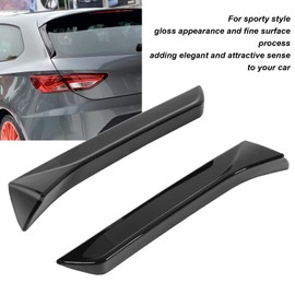 2pcs Car Rear Window Side Spoiler, Rear Window Spoiler Decorative Frame Rear Window Side Divider Wing Outer Trim Left Right Decoration Accessories for Seat 5F Mk3