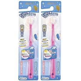 U Company Angel Micro Brush, Compact Head, Ultra Soft, Pink, 2 Pieces
