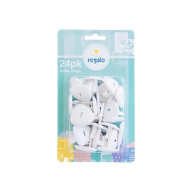 Home Safety Outlet Cover Plug 24 Pack, Award-Winning Brand, Babyproofing Essential, White