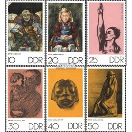 Prophila Collection DDR 1607-1612 (Complete Edition) Stamped 1970 Art (Stamps for Collectors) Painting