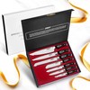 SCOLE® Chef Knife Ultra Sharp Kitchen Knife Set 7-Piece, Premium