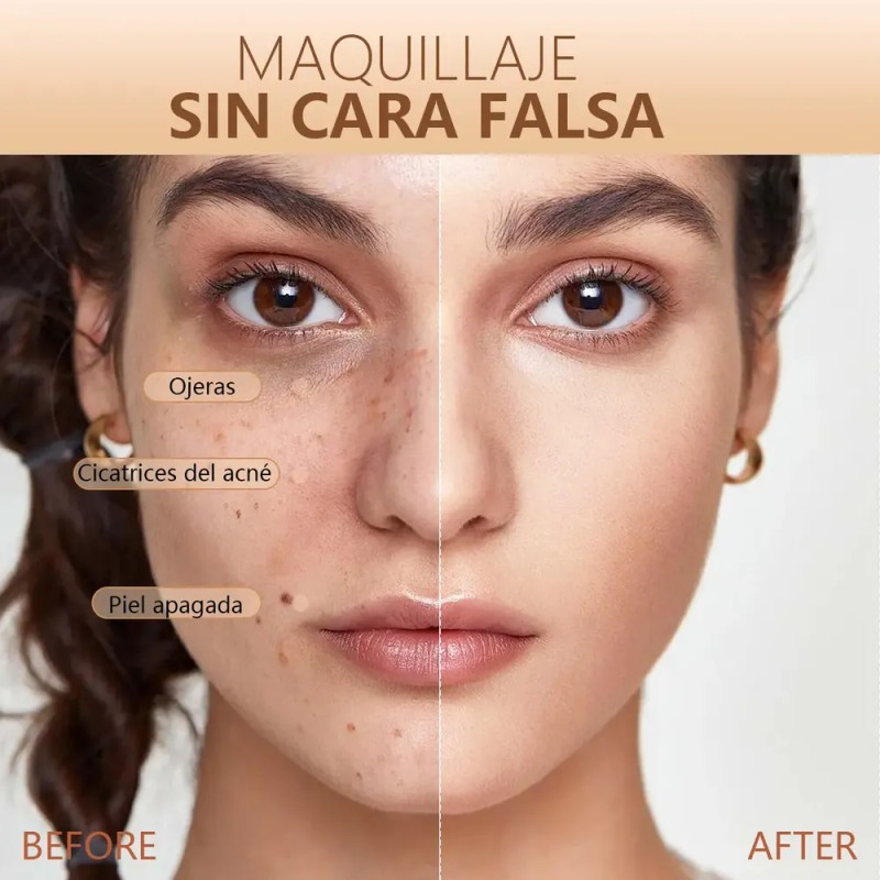 Base de Maquillaje Artmiss Hidratante Long-Lasting Cushion con Acabado Natural