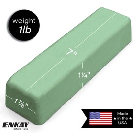 ENKAY - Green Stainless Steel Polishing Compound, 1 Lb. (U.S. Made)