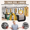 Hanwosi E Track Hooks 6 PCS and E-Track Tie Down