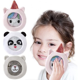 Hot Packs & Ice Packs for Injuries Reusable (3 Pack) – Cute Reusable Ice Pack & Warm Compress Animals Set – Use As Cold Packs for Injuries, Hot Compress, Flexible Ice Pack or Lunch Cold Pack for Kids