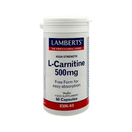 Lamberts L-Carnitine 500mg 60 Capsules