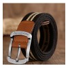 MINI BOXX Cinturones Para Hombre Casual Cinturón De Lona Ajustable