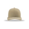 RICHARDSON Richardson 112 Trucker OSFA Baseball Hat Ball Cap, Khaki/White