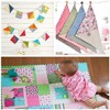 MSCFTFB 14 Pieces Assorted 7 Designs Cotton Square Fabric Bundles