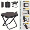 Portable Folding Stool for Camping and Fishing – Compact Low-Profile