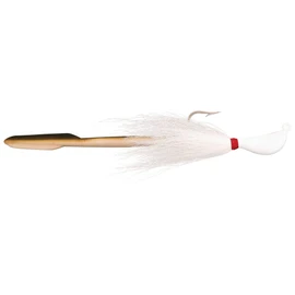 Bomber Lures Jig-N-Eel Striper Jig, Blanco, 3 onzas