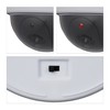 Relaxdays 4 x Camera Dummy Flashing LED Light Indoor &