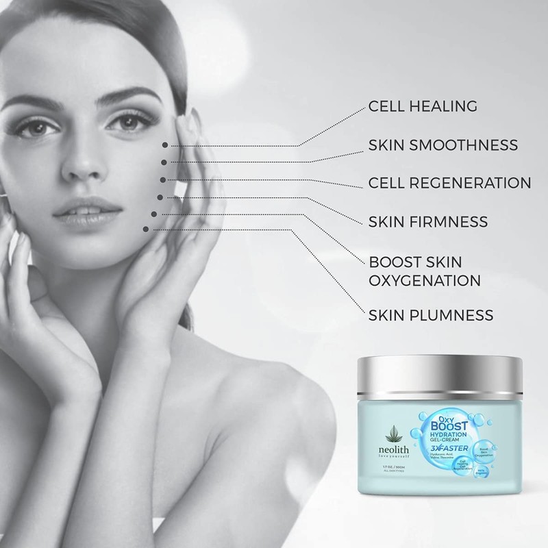 Neolith Oxy Boost Hyaluronic acid Hydration Gel Cream 98% Organic