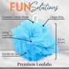 Premium Loofah Bath Sponge 3 Pack – Large 80g Shower
