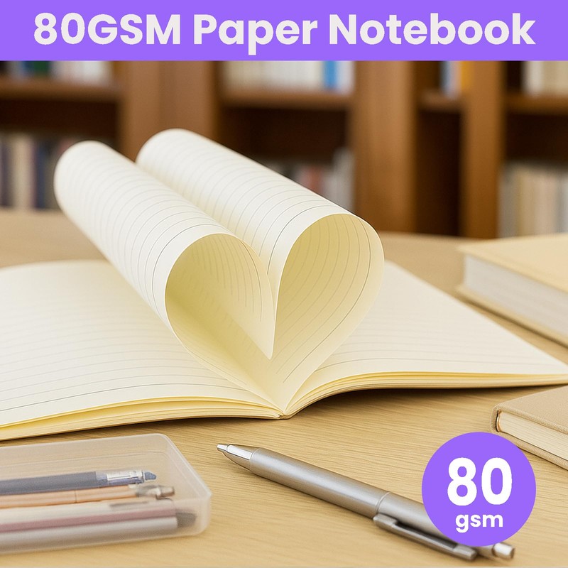 100 Pack A5 Notebooks Bulk, 8.3 x 5.5 inch Ruled