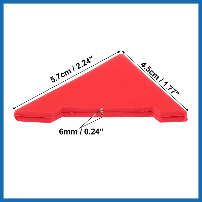 A ABSOPRO 2pcs PVC Universal Car Door Corner Edge Guards