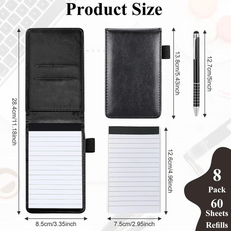 Marte Vanci Mini Pocket Notebook A7 Notepad Holder Small Memo