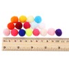 CCINEE 50pcs 1.5CM Colorful Pom Pom Balls for DIY Crafts
