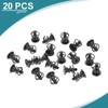 sourcing map GPU Spring Screws, 20pcs M2x7.5mm 5.5mm Spring OD