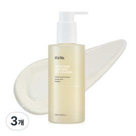 Starlike White Pore LHA Fresh Gel Cleanser, 3, 200ml / 스타라이크 화이트 포어 LHA 프레시 젤 클렌저, 3개, 200ml