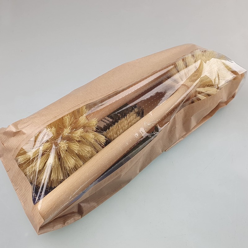 Original x-mike Toilet Brush, Oiled Beech Wood Handle with Natural